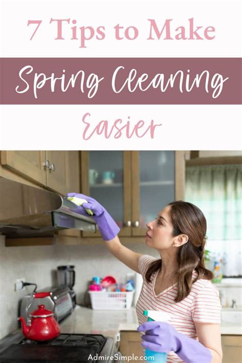 7 Tips To Make Spring Cleaning Easier Admire Simple