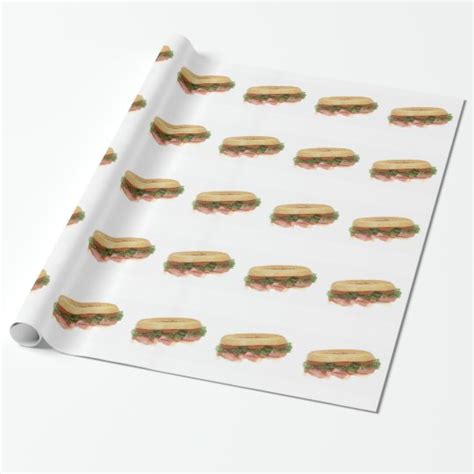 Deli Sandwich Wrapping Paper | Zazzle.com