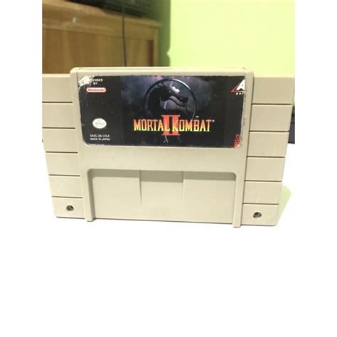 Mortal Kombat 2 Snes Shopee Brasil