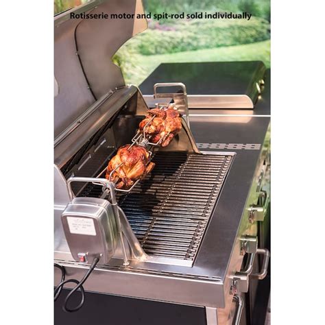 Char Broil 43 In Stainless Steel Grill Rotisserie In The Grill Rotisseries Department At