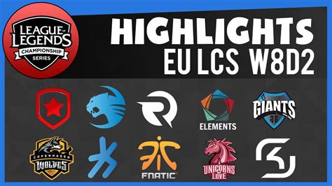 Highlights Eu Lcs W D All Matches Gia Vs Roc H K Vs Cw Og Vs