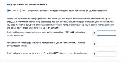 Can I Deduct Mortgage Interest On My Itemized California Tax Return If