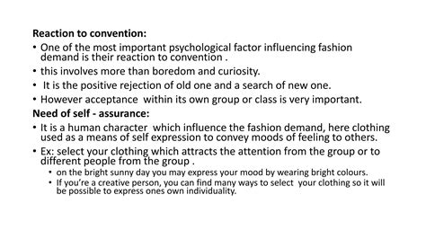 Factors Influencing Fashion Pptx