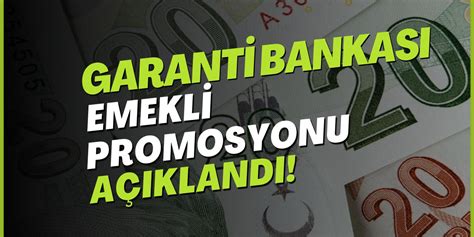 Garanti Bankas Bug N Gelen Her Emekliye Bin Tl Veriyor Tek