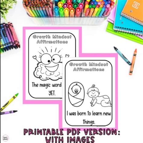 Growth Mindset Affirmations for Students | Made By Teachers