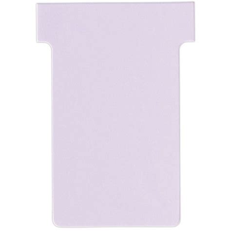 Fiches T Pour Planning Indice 2 60 Mm Violet NOBO Lot De 100 ARC