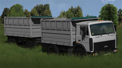 LS17 Maz 5551 v 2 0 MAZ Kamaz Gaz Mod für Landwirtschafts Simulator 17