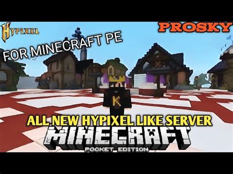 All New Hypixel Like Server For Minecraft Pe Craftersmc Satnetwork