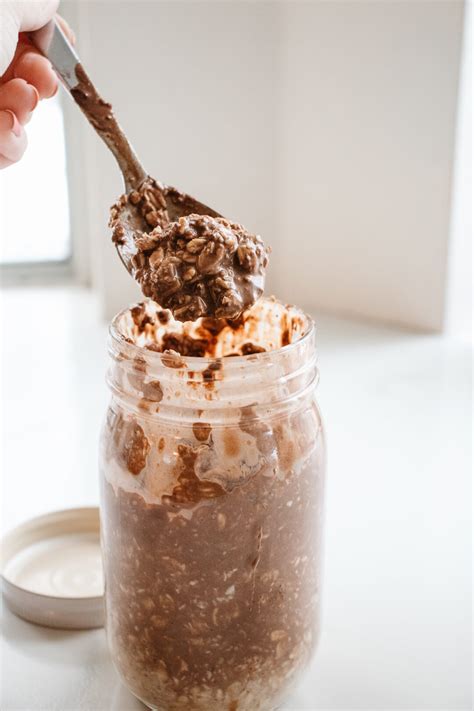 Peanut Butter Chocolate Overnight Oats Oh Hello Home