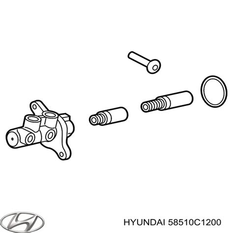 58510C1200 Hyundai/Kia цилиндр тормозной главный