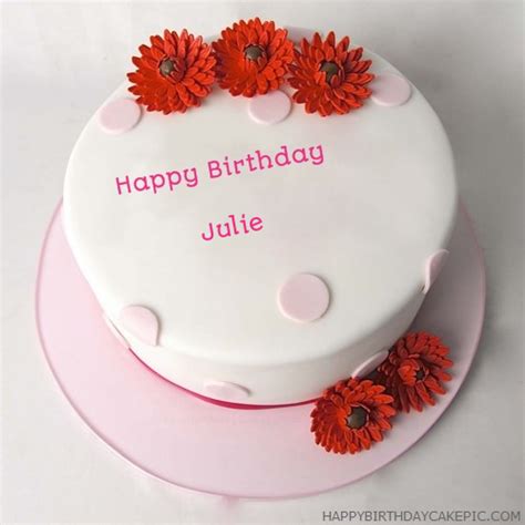 ️ Happy Birthday Cake For Julie