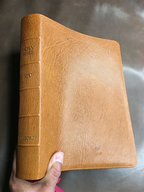 Oxford Kjv Scofield Large Print Study Bible In Sokoto Goatskin Etsy