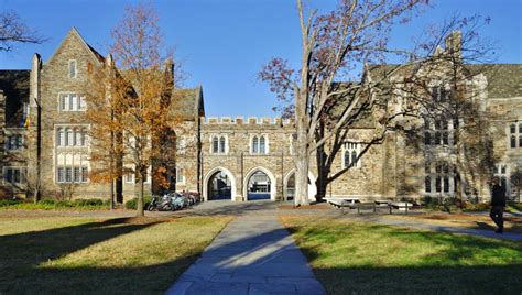 The Campus Of Duke University In Durham North Carolina Editorial Stock