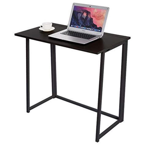 KANGMOON Folding Desk 31.5’‘, No-Assembly Small Computer Desk Home ...