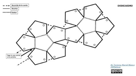 Construcción de poliedros tirando de un hilo pull up patterned Math