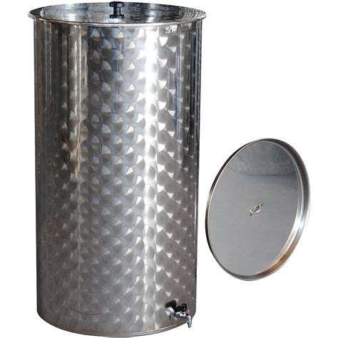 Cuve Inox Pour Vin Avec Chapeau Flottant Huile L Vin Polsinelli