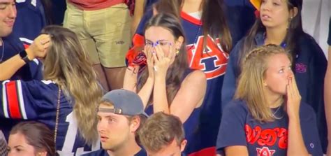 Look College Football World Reacts To Auburn Fan Video The Spun