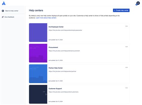 Early Access Program Multiple Help Centers In Jsm Atlassian Community