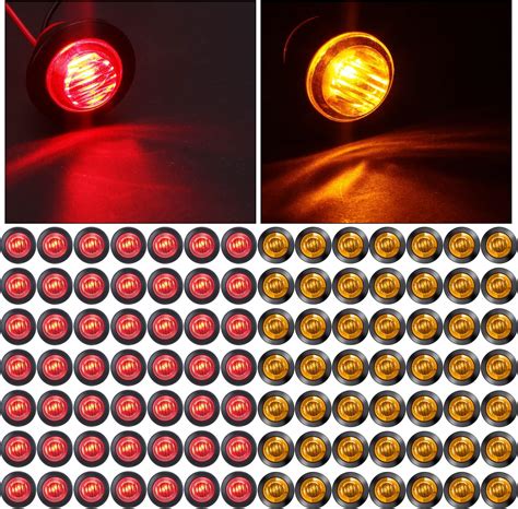 Amazon Pieces Inch Round Led Side Marker Lights Leds