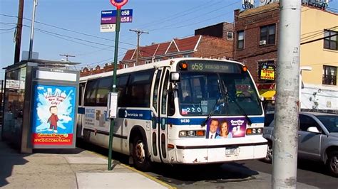 MTA New York City Bus 1997 Nova Bus RTS 9430 On The Q58 Local Bus