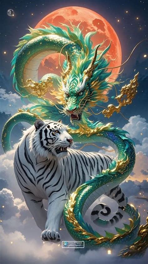 Pin by NANDO BAMBAM on EL TIGRE Y EL DRAGÓN in 2025 | Dragon artwork ...