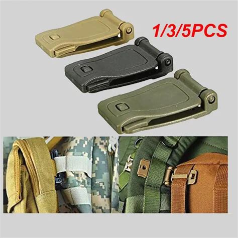 1 3 5PCS Strap Link Tactical Buckle Bushcraft Backpack Bag Connect Kit