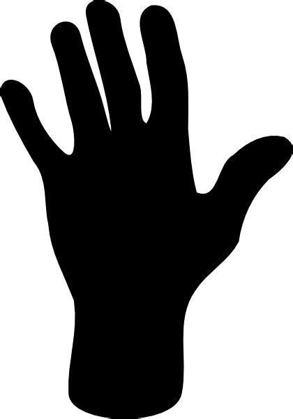 Hand Black Png