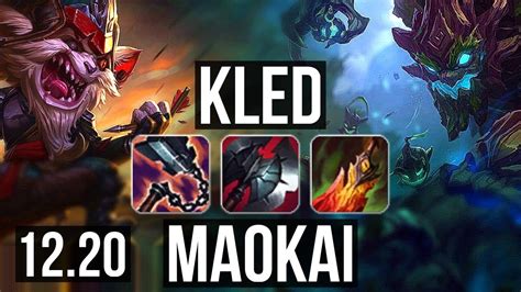 Kled Vs Maokai Top M Mastery Games Godlike Kr