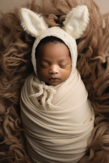 Free Photo | Portrait of adorable newborn baby