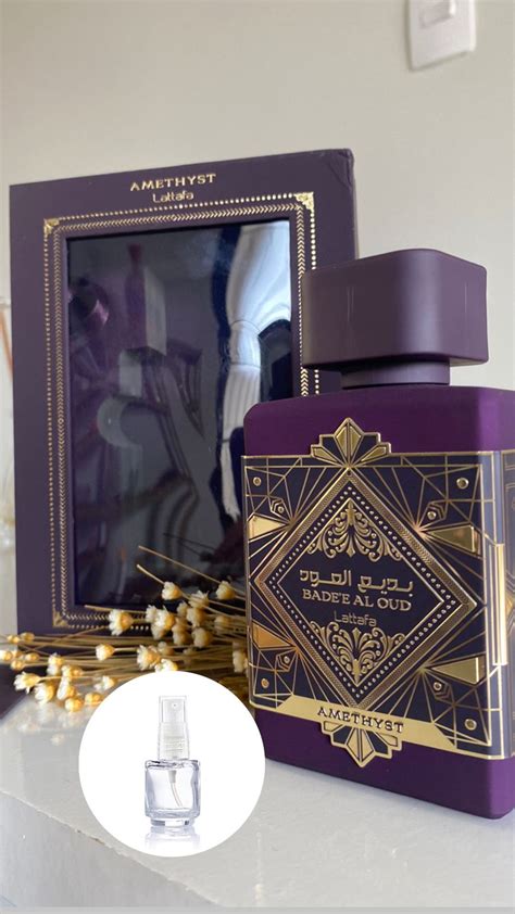 Fracionado Decante Ml Perfume Rabe Bade E Al Oud Amethyst De Lattafa