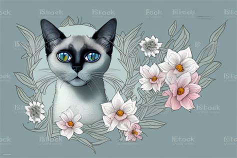 What To Do If Your Siamese Cat Is Eating Flowers - The Cat Bandit Blog