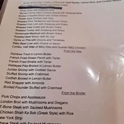 Top Notch Restaurant Menu | Highland, IN | Checkle