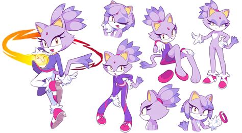 Blaze Drawings (Art by Starbirb @StarbirbZ) : SonicTheHedgehog