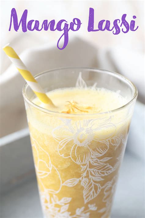 Mango Lassi | Ingwer gesund, Smoothies gesund, Smoothie mit mango