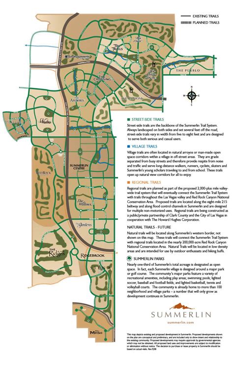 Summerlin Trail Map