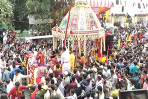 Grand Jagannath Rath Yatra Took Place In Hauz Khas Thousands Of