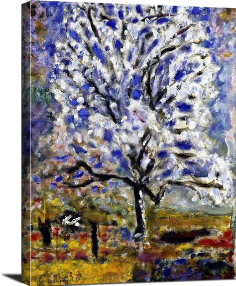 Almond Tree Blossom Painting Pierre B Print, Canvas Art, Framed Print ...