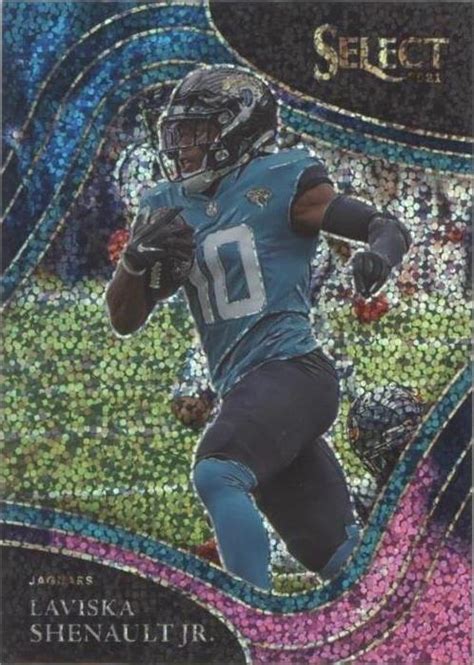 2021 Panini Select Field Level Cosmic Prizm 317 Laviska Shenault Jr