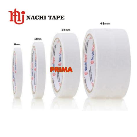 Jual DOBEL TAPE DOUBLE TAPE ISOLASI BOLAK BALIK NACHI TERSEDIA