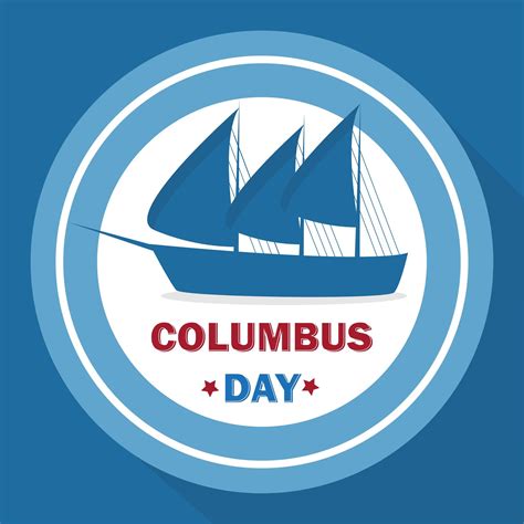 Happy Columbus Day Design Template Vector Illustration For Greeting