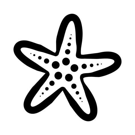 Starfish Sea Creature Vector Icon 546484 Vector Art At Vecteezy