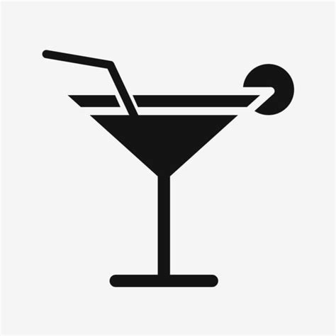 Vector Icono De Coctel Png Dibujos Iconos De C Ctel Alcohol Bebida