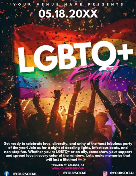 Lgbtq Pride Party Event Flyer 1 Template Postermywall