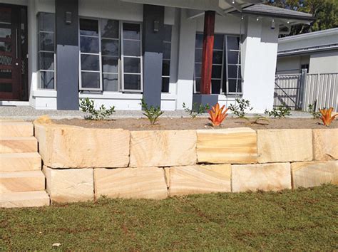 Sandstone Blocks And Boulders Retaining Wall Blocks