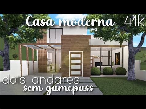 Como Fazer Casa De Dois Andares Sem Gamepass No Bloxburg Speedbuild