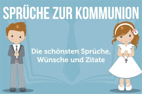 Spr Che Zur Kommunion Kurze Sch Ne Gl Ckw Nsche