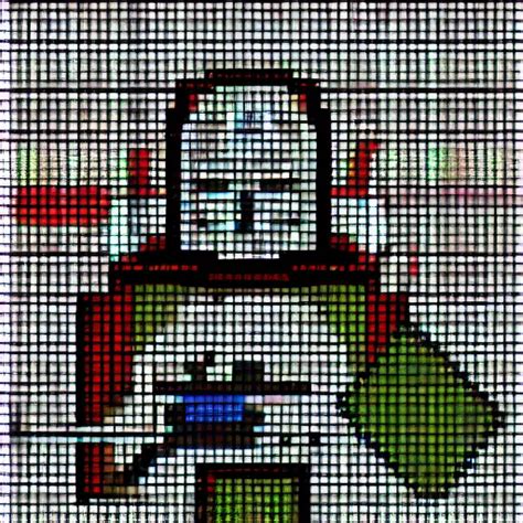 Horror Lift Pixel Art With Hdd Image Lauretta Jones Stable Diffusion