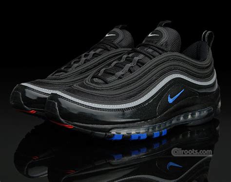 Nike Air Max 97 - Black Patent Leather - Blue - Red - SneakerNews.com