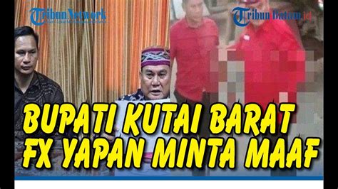 Bupati Kutai Barat FX Yapan Minta Maaf Setelah Ajudannya Aniaya Sopir