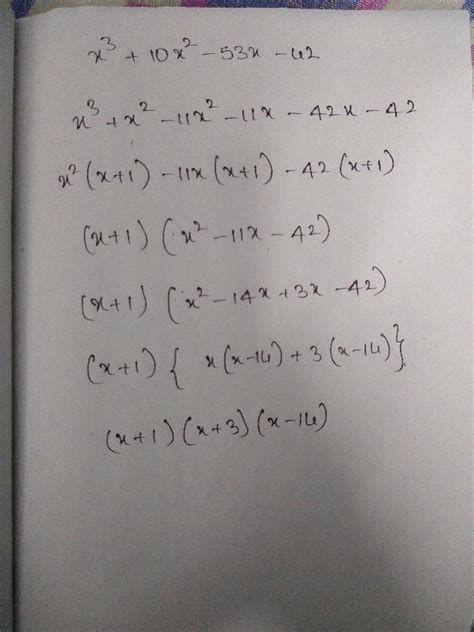 Factorise X X Maths Questions